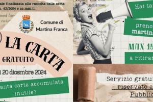 ScartiAmo la CARTA dal 02 novembre al 20 dicembre 2024